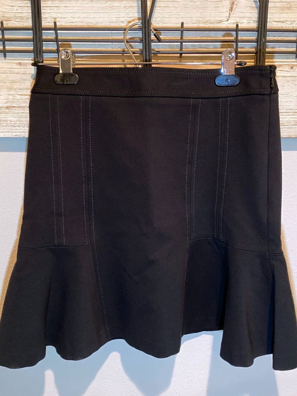 WHBM White House Black Market Black Trumpet Skirt - Size 4